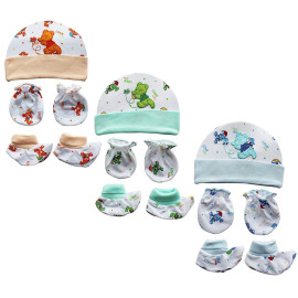 Multicolor Baby Boys & Baby Girls Casual Cap Socks, Mitten, Age Group: 0-3 Months