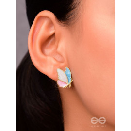 The Bewitching Butterflies - Statement Enamelled Studs
