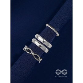 TRIPLE TREBLE - SET OF THREE EAR CUFFS (ONE EAR)