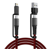 BESTOR 4-in-1 Type-C & Lightning Cable with 65W Fa..