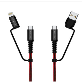 BESTOR 4-in-1 Type-C & Lightning Cable with 65W Fast Charging