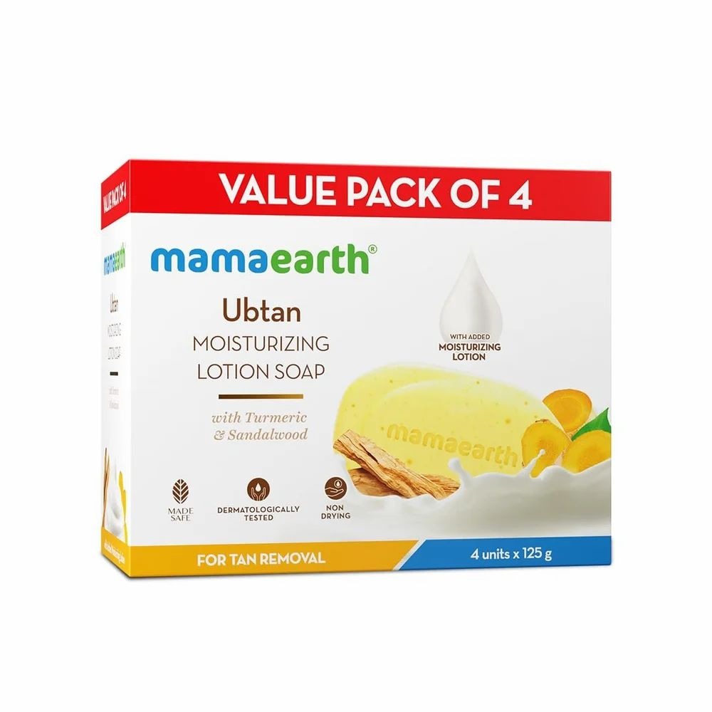 MAMAEARTH UBTAN SOAP, 125gm