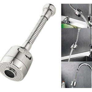 Anti-Splash Expandable Nozzle Bathroom Tap Adjusta..