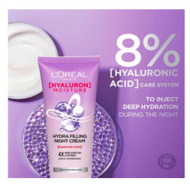 L'Oréal Paris Hyaluron Moisture 72H Hydra Filling Night Hair..