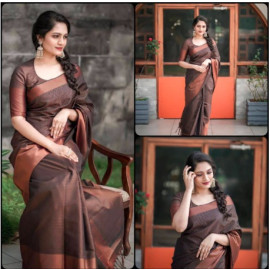Chanderi silk saree