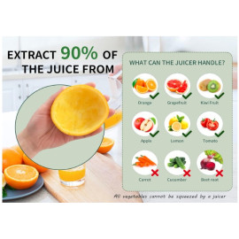 Portable Electric Citrus Juicer | High-Yield USB Rechargeable Orange,        