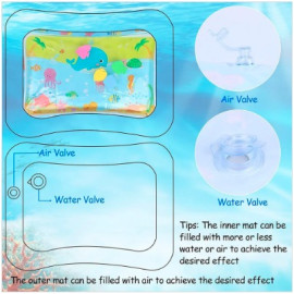 Toy Imagine Inflatable Water Mat: Stimulating Play for Newborns,