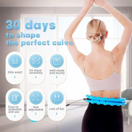 PVC Multicolor Smart Weighted Fit Hula Hoop for Weight Loss