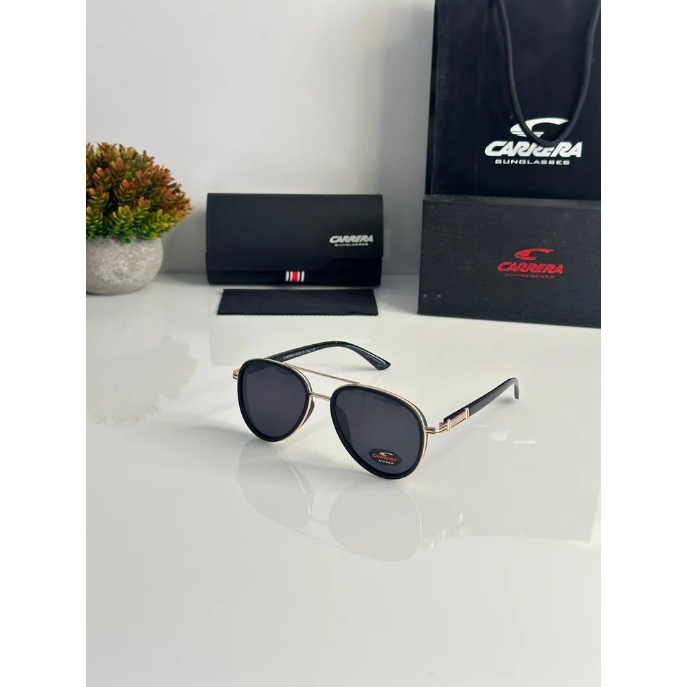 Black Carrera Sunglasses Round