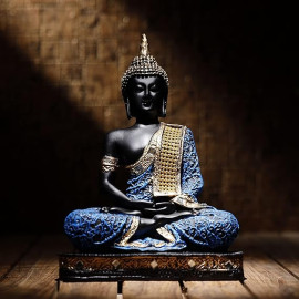 Meditating Sitting Buddha Statue- 25 cm