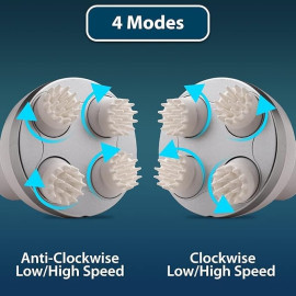 Electric Head & Scalp Massager – Portable Wireless Relaxation Device with Deep Kneading Massage